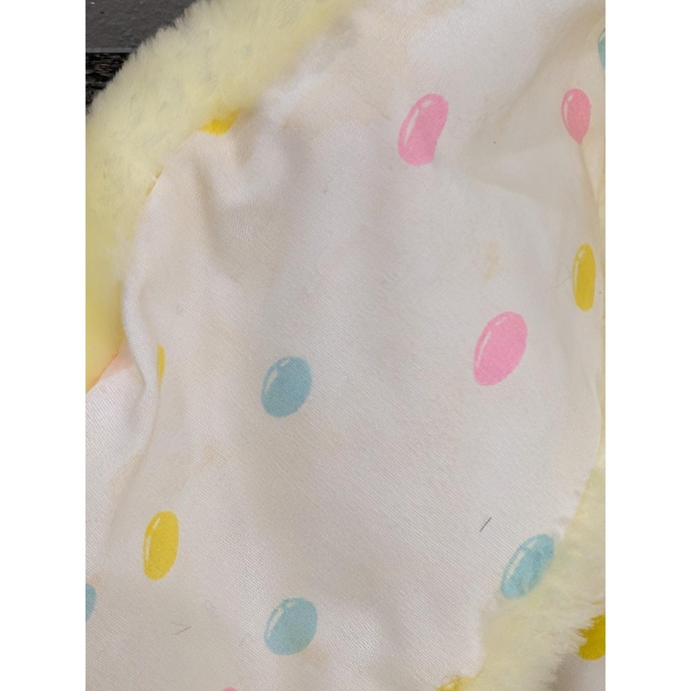 Vintage 1984 Mattel Emotions Yellow Bunny Rabbit Rubber Face Jelly Beans Plush - Picture 4 of 14
